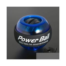 Accessories Gym Equipment Rainbow Led Muscle Power Ball Wrist Trainer Relax Gyroscope Powerball Gyro Arm Exerciser Strengthener Fitn Dhs9V
