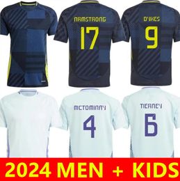 2024 National Team Soccer Jerseys SCoTlaNdS Football Shirt 24 25 ScoTTisH Home Away ADAMS CHRISTIE McGREGOR MCGINN McKENNA ROBERTSON DYKES Men kids