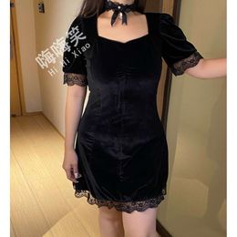 Large Size Lingerie For Women With Added Weight Of 200 Pounds, Chubby Mimi Maid Outfit, Sexy And Seductive Lace Uniform Set 828284