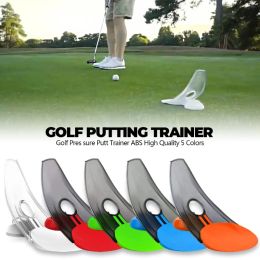 Aids 5 Colours Pressure Putting Golf Trainer Aid Office Home Carpet Practise Putt Aim For Golf Pressure Putt Trainer
