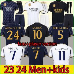 FREE SHIP 23 24 jude BELLINGHAM 5 VINI JR. Soccer Jerseys KROOS Tchouameni 2023 Football T Shirt real Madrids CAMAVINGA Rodrygo MODRIC VALVERDE MenS womens ki