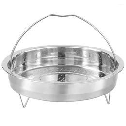 Double Boilers Stainless Steel Steamer Wok Rack Insert Basket For Pot Can Dumpling Food Handheld Kitchen Holder