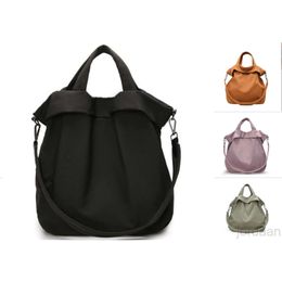 LU Casual Messenger Shoulder Bags Ryggsäck Kvinnor 19L stor kapacitet Crossbody Gym Yogo Bag LL#80 C2N8