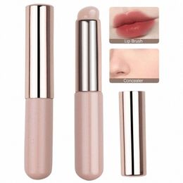 silice Lip Brush Angled Ccealer Makeup Brush Tool Portable Round Head Like Fingertips Q Soft Lipstick Brush Ccealer j57v#