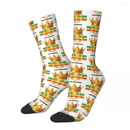 Mens Socks Jah Rasta Lion Of Judah Rastafari Uni Winter Warm Happy Street Style Crazy Sock Drop Delivery Apparel Underwear Otanf