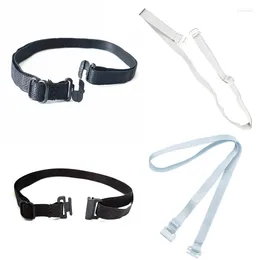 Bow Ties 2024 10Pcs Adjustable Elastic Tie Strap Band Extender Pre-Tied DIY Accessories With Clip For Lengthen The Bowknot