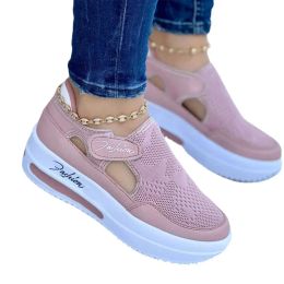 Shoes Hot Sell New Breathable Woman Tennis Shoes Canvas Female Casual Shoes Ladies Sport Hollow Out Platform Sneaker Shoes