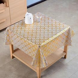 Table Cloth Garden Waterproof Washless Dustproof Plastic Linen Square