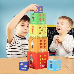 Sorting Nesting Stacking toys Digital Nested Block Childrens Classification Game Matching Toys Car Skills Training Creative Wooden Tower Balance 24323