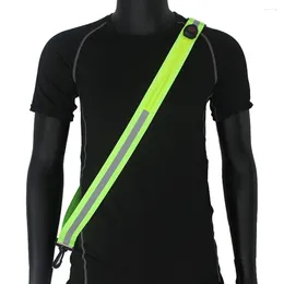 Racing Jackets USB Rechargeable Cycling Reflective Running Gear LED Belt Walking Band For Night