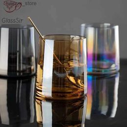 Wine Glasses Transparent Japanese Whiskey Glass Cup Crystal Wine Cocktail y Glass Home Kitchen Drinking Glasses 260Ml Creative Gifts L240323