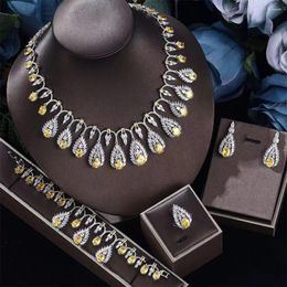 Necklace Earrings Set And Earring Women's Purple Jewellery Bridal Accessories Nigeria Wedding