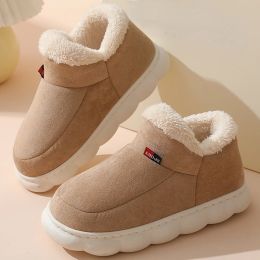 Boots 2023 Women Winter Boots Thickening Plush Warm Snow Boot for Couples Thick Heels Cotton Shoes Plus Size Platform Botas Mujer