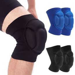 1 Pair Sports Thickening Knee Pads Volleyball Extreme Sports Kneepad Brace Support Dancing Anti collision Elastic Knee Protector 240315