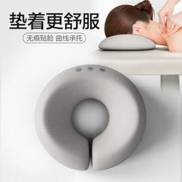 Memory Foam Salon Massage Face Pillow Universal Face Cradle for Massage SPA Beauty Salon Pad Relax Cover Removable Beauty Pillow 240322