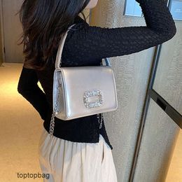 Designer Luxury fashion Shoulder bags 2023 New High Beauty Womens Bag Versatile Western Style One Shoulder Crossbody Small Square Bag