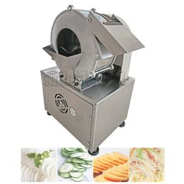 Commercial Electric Vegetable Cutter Machine kitchen Stainless Steel Rotate Slicer Potato Fries Cutting Machine