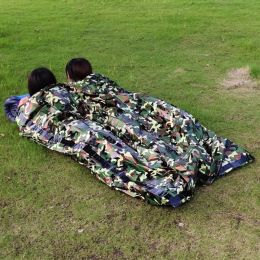 Survival 2 person Thermal Hiking Sleeping Bag Outdoor Adventure Sleeping Blanket Camping Bag PET Film Survival Tool