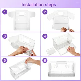 Other Bird Supplies Sturdy Durable Window Feeder Capacity Transparent For Indoor Outdoor Use Foldable Design Garden