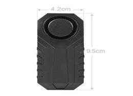 113dB Wireless AntiTheft Vibration Motorcycle Bicycle Waterproof Security Bike Alarm with Remote BB555362855