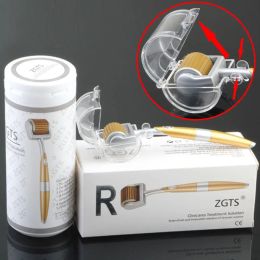 Removers ZGTS 192 Derma Roller Microneedling 0.2/0.25/0.3mm Needles Length Titanium Dermoroller Microniddle Roller For Face Hair Growth