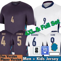 24 25 Football Shirt EnglandS TOONE Soccer Jerseys RUSSO Angleterre Euro Cup Women KIRBY WHITE BRIGHT MEAD 24 25 KANE STERLING RASHFORD SANCHO GREALISH Men Kids Kit