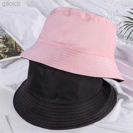 Wide Brim Hats Bucket Hats Womens double-sided folding bucket hat summer sun hat Visor fisherman hat UV resistant wide Brim sun hat 24323