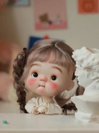 Q 1/6 sd BJD Doll baby bjd recast Customise Luxury Resin Dolls Pure nude Doll Movable head with small body in stock free ship 240308