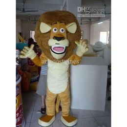 Mascot Costumes New Adult Halloween Christmas Brown Lion Mascotte Cartoon Plush Fancy Dress Mascot Costume