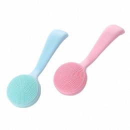 soft Silice Face Cleaning Brush Remove Makeup Blackhead Remover Portable Beauty Tools Facial Cleansing Brushes Beauty 92s3#