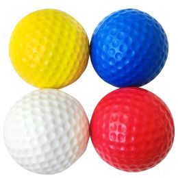 Balls New Brand Free Shipping 50 pcs/bag Red Indoor Outdoor Training Practice Golf Sports Elastic PU Foam Balls