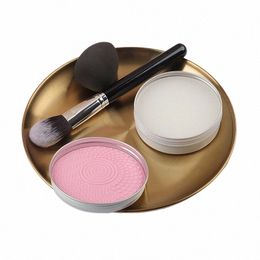1pcs Silice Makeup Brush Cleaner Soap Pad Make Up Wing Brush Cosmetic Eyebrow Brushes Cleaner Tool Makeup Cleaning r2mE#