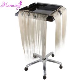 Stands Harmony Plus Hair 1pcs Hairdesser Barber Trolley Movable Stainless Steel Beauty Salon Trolley for I Tip Hair Extensions