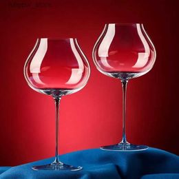 Wine Glasses High End Crystal Red Wine Glass Crystal Glass Goblet Drinking Glasses Set Champagne Flute Caliz Cup Glasses for Drinks Wineglass L240323