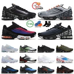 Free Run Tn Classic Plus 3 Running Shoes Outdoor Sports OG Cushion 25th Anniversary Utility Black White Laser Blue Olive Men Women Tuned Walking Sneakers Dhgate