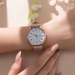 Watch Small Fresh Digital Scale Dial Minimalist Temperament Women's High-end Quartz Watch