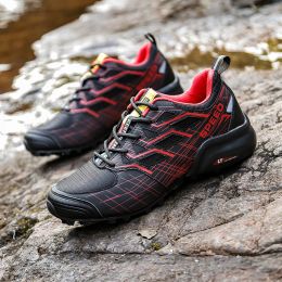 Boots SENTA 2022 New Designers Popular Sneakers Hiking Shoes Men Outdoor Trekking Shoes Man Tourism Camping Sports Hunting Shoes Trend