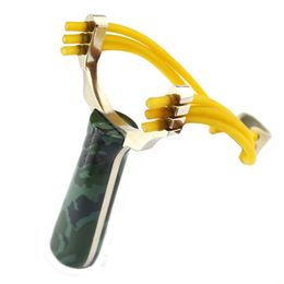 Crossbow Outdoor SlingShot Aluminium Alloy Professional Hunting Shot Camouflage Catapult Slingshot Powerful Camping Sling Bow Lpllp