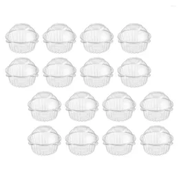 Take Out Containers 60 Pcs Container Cake Box Sandwich Disposable Clear Dome Plastic Baking Supplies