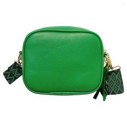 Shoulder Bags Fashion Small Square Satchel Tassel Underarm Bag PU Leather Wide Strap Simple Portable Casual Solid Color For Weekend Vacation