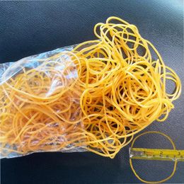 Party Decoration 90g Elastic Rubber Bands Yellow Balloon Accessories Supplies Office Home Purpose School Soft Tied Hair