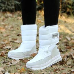 Boots 2024 Women Snow With Waterproof Surface And Comfortable Sole For Winter Warm-up Buckle Shoes 30% Wool