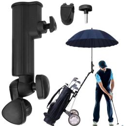 Accessories Golf Umbrella Holder, Universal ABS Golf Push Cart Trolley Umbrella Holder For Golf Training Golf Equipment