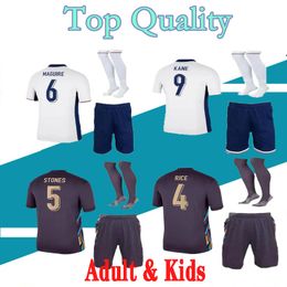 2024 Englan Jersey BELLINGHAM Home Away 24 25 Soccer Jerseys RICE SAKA FODEN RASHFORD STERLING STONES GREALISH KANE Men Kids with socks Football Shirt