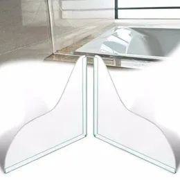 Bath Accessory Set 2pack/lot Easy To Install Bathtub Splashing Guard Durable Impact-resistant Transparent For Basin