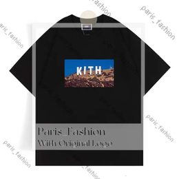 Designer Kith T Shirts Tom Jerry T Shirt Designers Men Tops Women Casual Short Sleeves SESAME STREET Tee Vintage Fashion Clothes Tees Outwear Man Shorts US Size 228