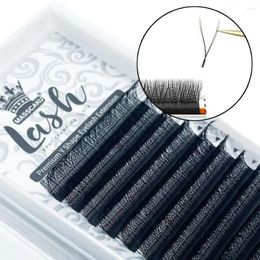 False Eyelashes 12 Rows Lash Extensions Natural 0.07 Thickness Soft Light YY Shape Premade Volume Fluffy Individual Lashes