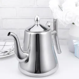 Dinnerware Sets Gold Tea Pot Stainless Steel Teapot Coffee Household With Strainer Kettle Water