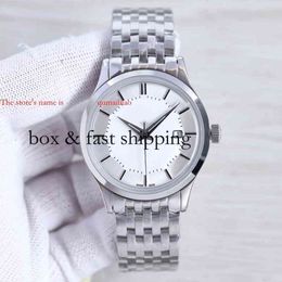 Luxury o m Boutique e g a Designer Watches Wristwatch Men's Fashion Business Leisure Three Needle with Calendar Luminous Charm Watch Steel 18