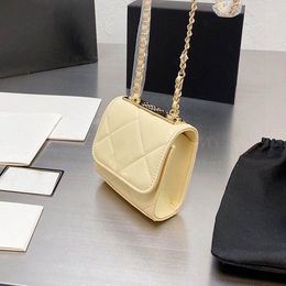 CC Bags Luxury Brand Cross Body French Women Mini Retro Fanny Pack Crossbody Bag Emblem Matelasse Metal Letters Classic Flap Shoulder W Rqim